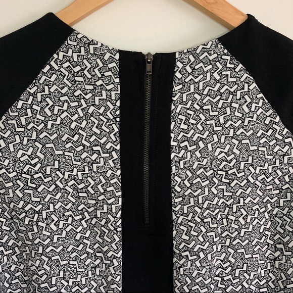 River Island Black and White Pattern Shift Dress, UK6 - Picture 10 of 14